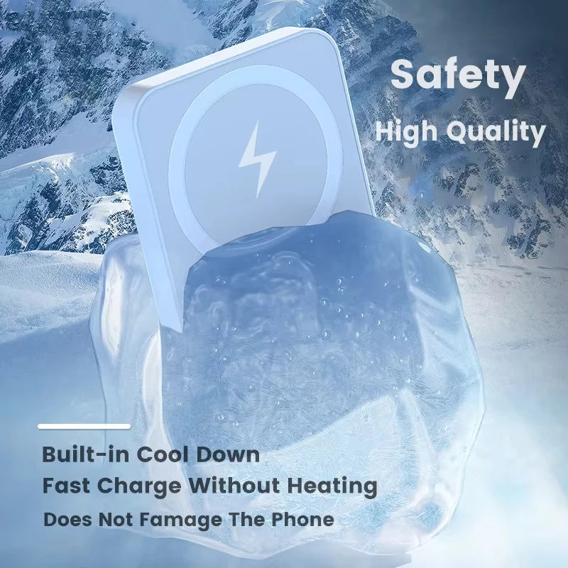 50000mAh Magnetic Power Bank PD 22.5W Wireless Fast Charger For Magsafe Portable Auxiliary Battery For iPhone 17 16 15 Xiaomi