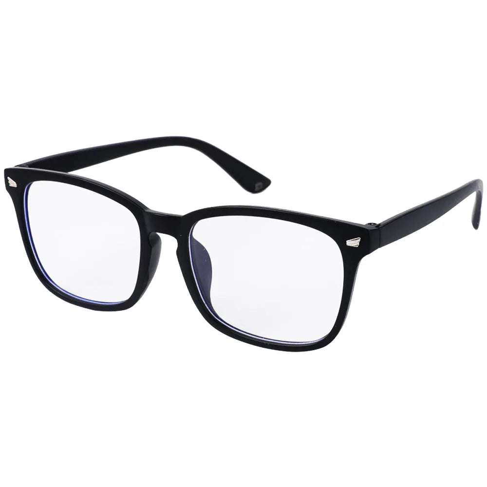 Classical Blue Light Blocking Glasses Square Computer Glasses Nerd Eyeglasses Frame Anti Blue Ray Computer Game Glasses